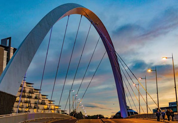 image of Millenium Bridge in Glasgow