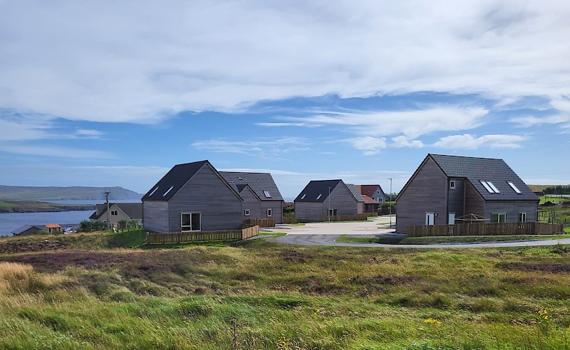 photo of housing in Shetland