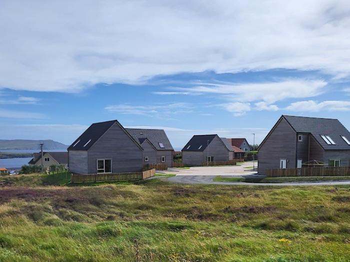 photo of housing in Shetland