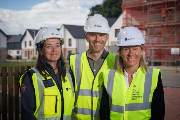 Whiteburn team in hard hats